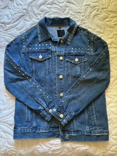 Chaqueta Index de mezclilla con tachas mujer S - miniatura 3