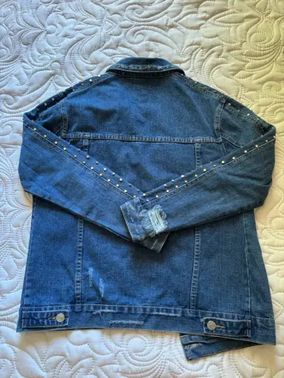 Chaqueta Index de mezclilla con tachas mujer S - miniatura 4