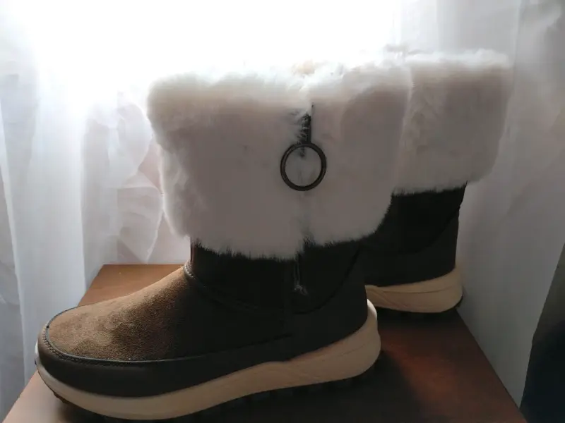 Botas de invierno con forro de piel sintética - 1