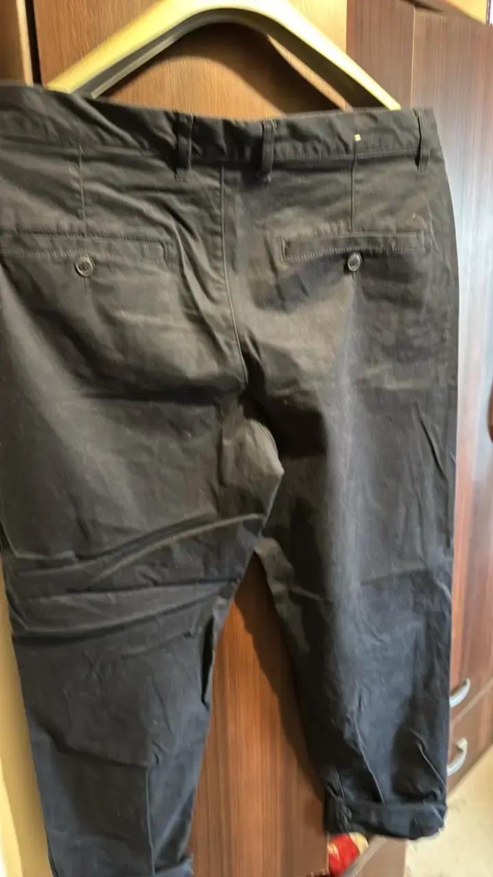 Pantalones de hombre negros casuales - 2
