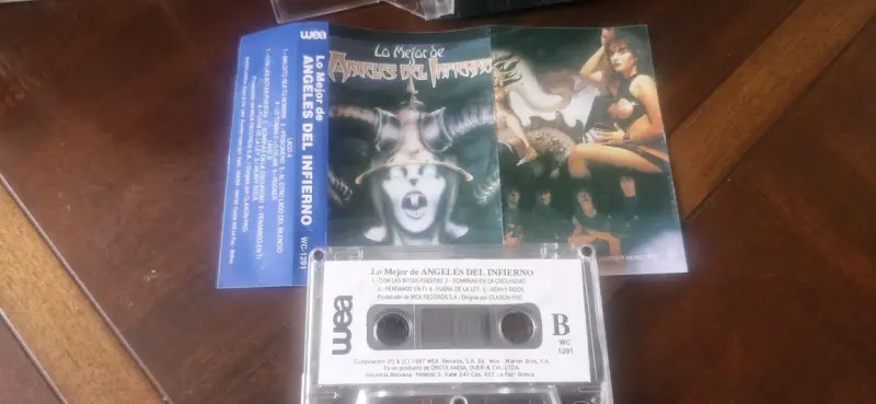 Colección de cassettes de Metallica y Ángeles del Infierno - 5