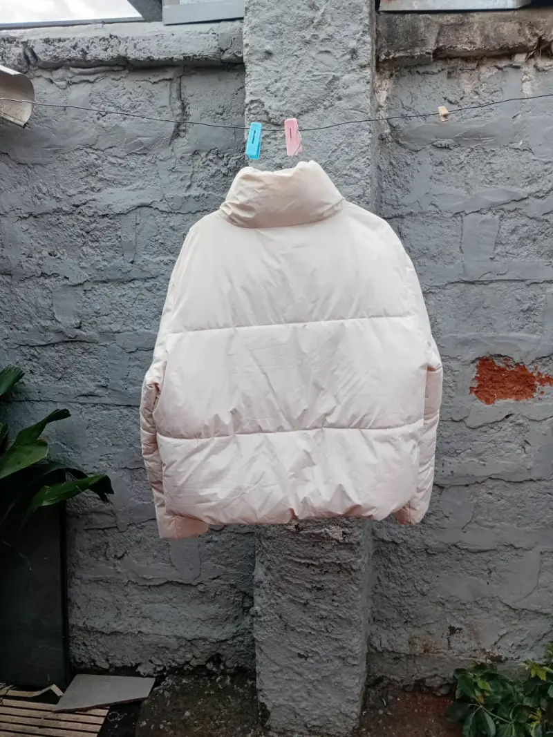 Chaqueta acolchada blanca para invierno - 2