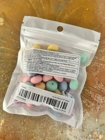 Bolsa de cuentas de silicona para manualidades - miniatura 2