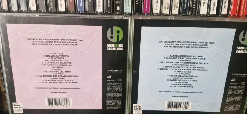 CDs remasterizados 2008 Los Fabulosos Cadillacs Hola y Chau - 3