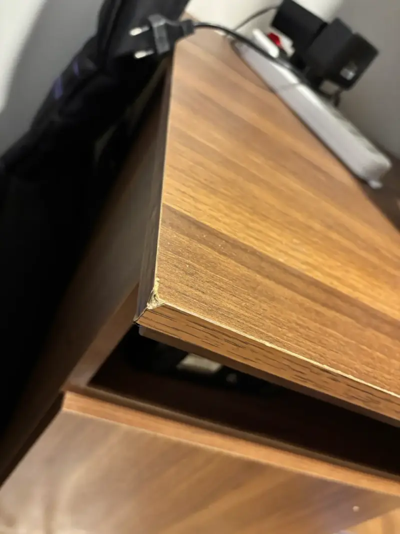 Mueble de TV de madera con estantes - 5