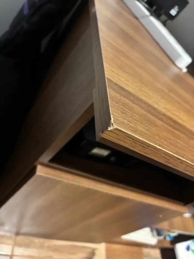Mueble de TV de madera con estantes - 6