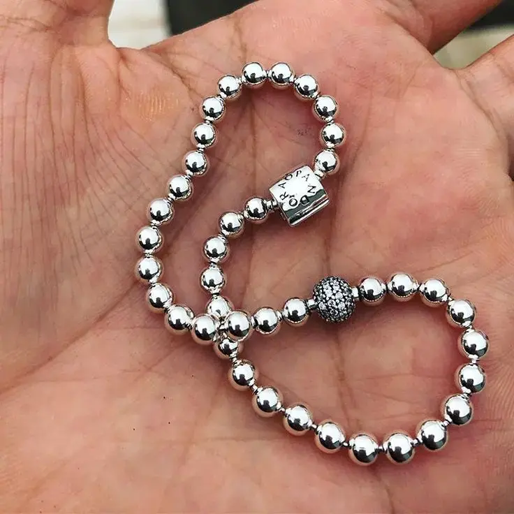 Pulsera de plata con cuentas Pandora s925 - 1