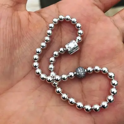 Pulsera de plata con cuentas Pandora s925 - miniatura 1