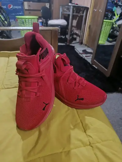 Zapatillas deportivas rojas Puma para hombre - miniatura 3