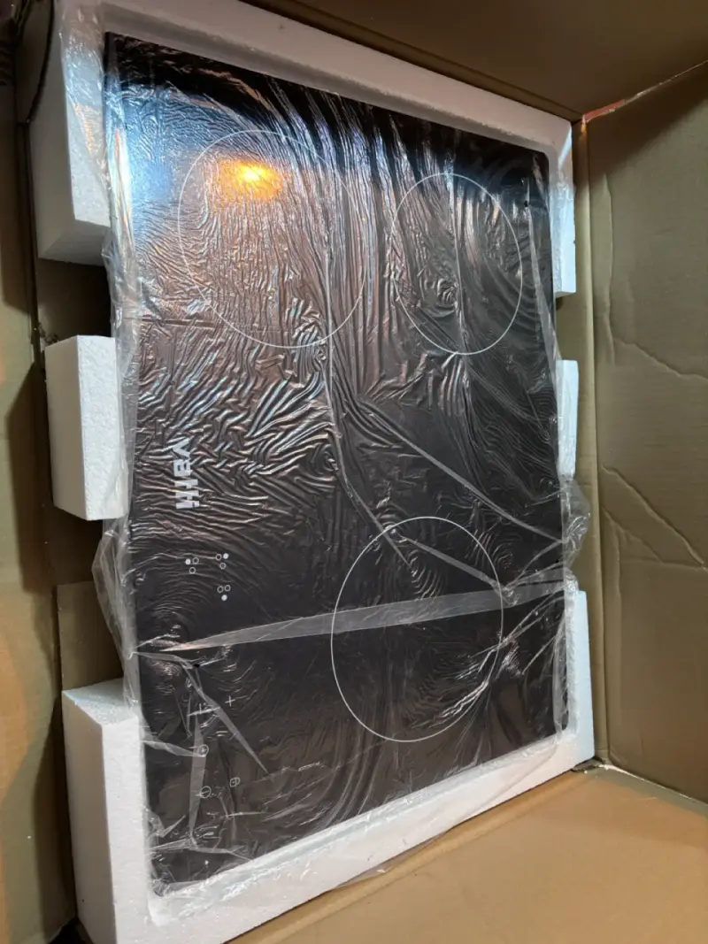 Encimera eléctrica Vatti 3 platos negra nueva - 1