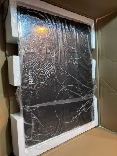 Encimera eléctrica Vatti 3 platos negra nueva - miniatura 1