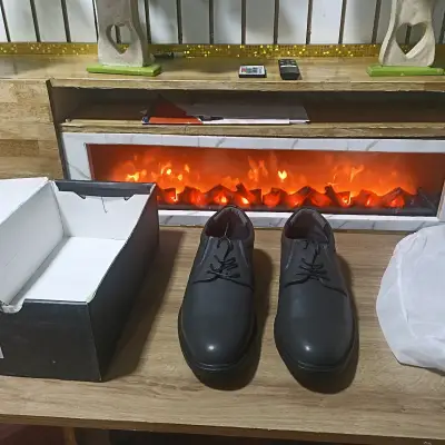 Zapatos formales gris oscuro, talla 43 para hombre - miniatura 2