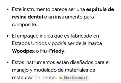 Espátula de resina dental $30.000c/u - miniatura 3