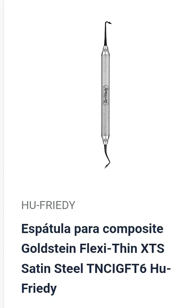 Espátula de resina dental $30.000c/u - 5