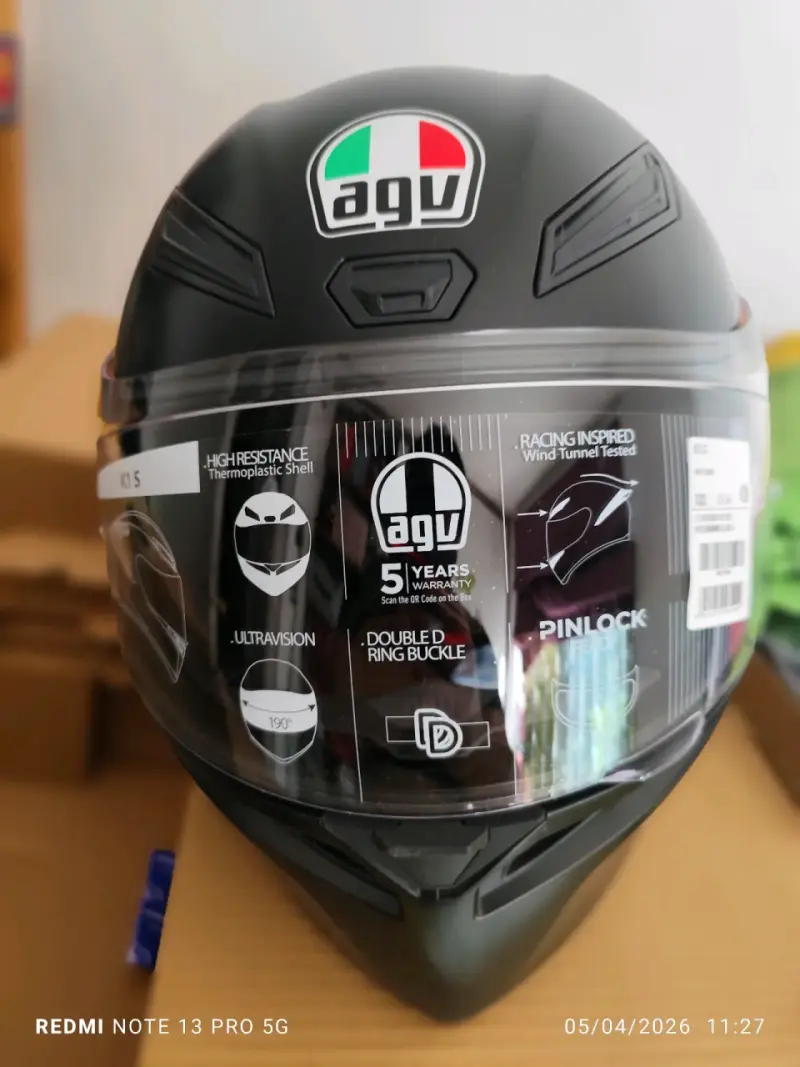 Casco de moto AGV K1  negro mate (XXL) - 1