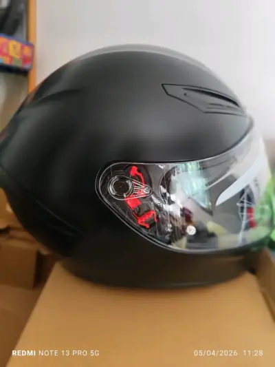 Casco de moto AGV K1  negro mate (XXL) - miniatura 3