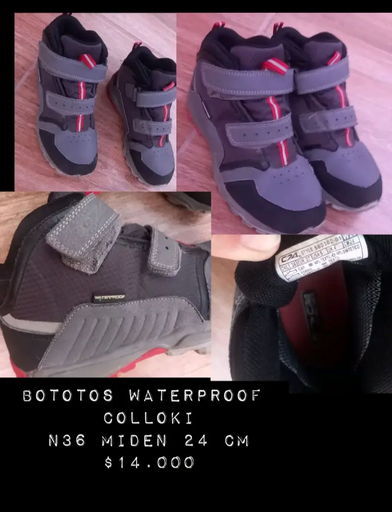 Bototos impermeables Colloki talla 36