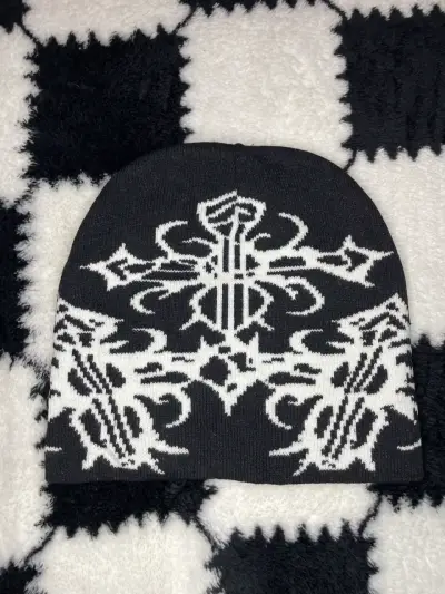 🌐❗️Gorro de lana negro tendencia ❗️🥶 - miniatura 3