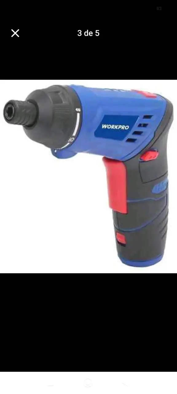 Destornillador Inalámbrico WorkPro 4.0V con Luz LED - 2