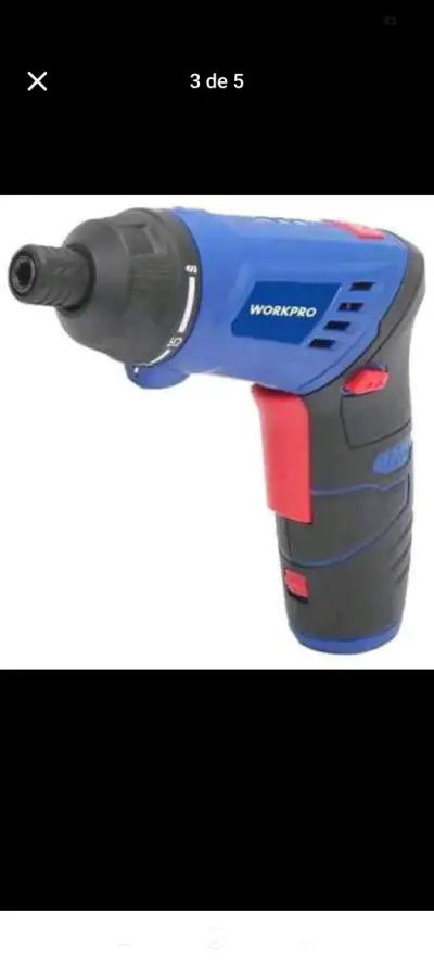 Destornillador Inalámbrico WorkPro 4.0V con Luz LED - miniatura 2