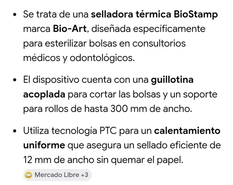Selladora térmica   Biostamp bio-arten buen estado - 3