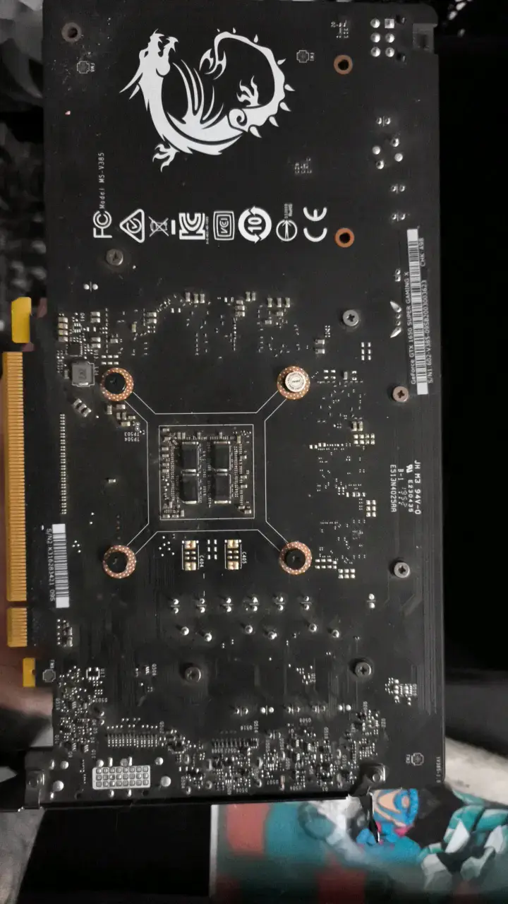 Tarjeta gráfica MSI GTX 1650 super twin force - 4