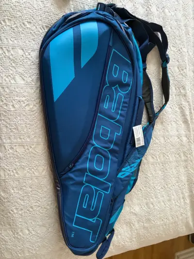 Bolso nuevo de tenis Babolat azul para 12 raquetas - miniatura 1