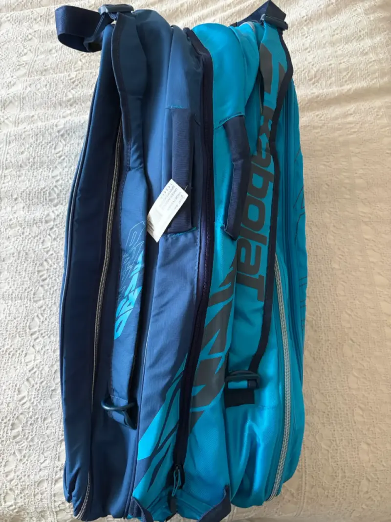 Bolso nuevo de tenis Babolat azul para 12 raquetas - 3