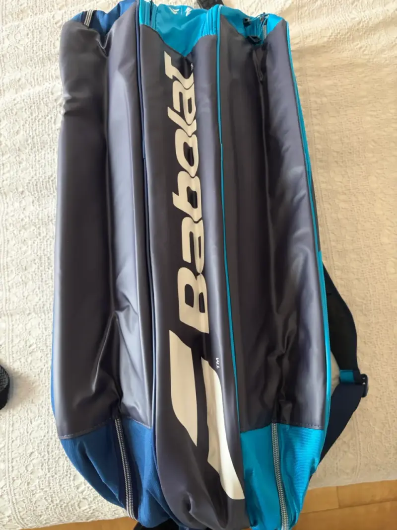 Bolso nuevo de tenis Babolat azul para 12 raquetas - 4