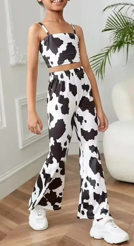 Conjunto infantil estampado de vaca - 2