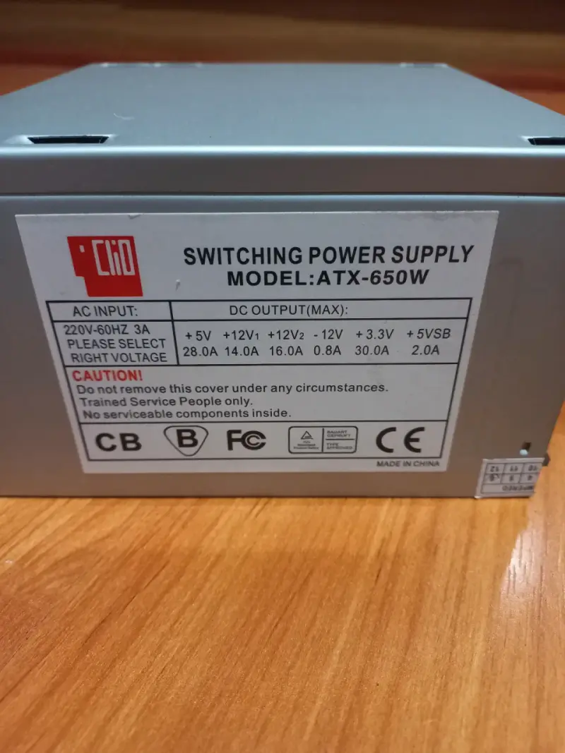 Fuente de poder ATX 650W para PC - 2