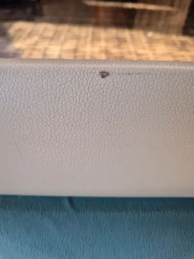 Respaldo de cama tapizado en terciopelo azul - miniatura 6