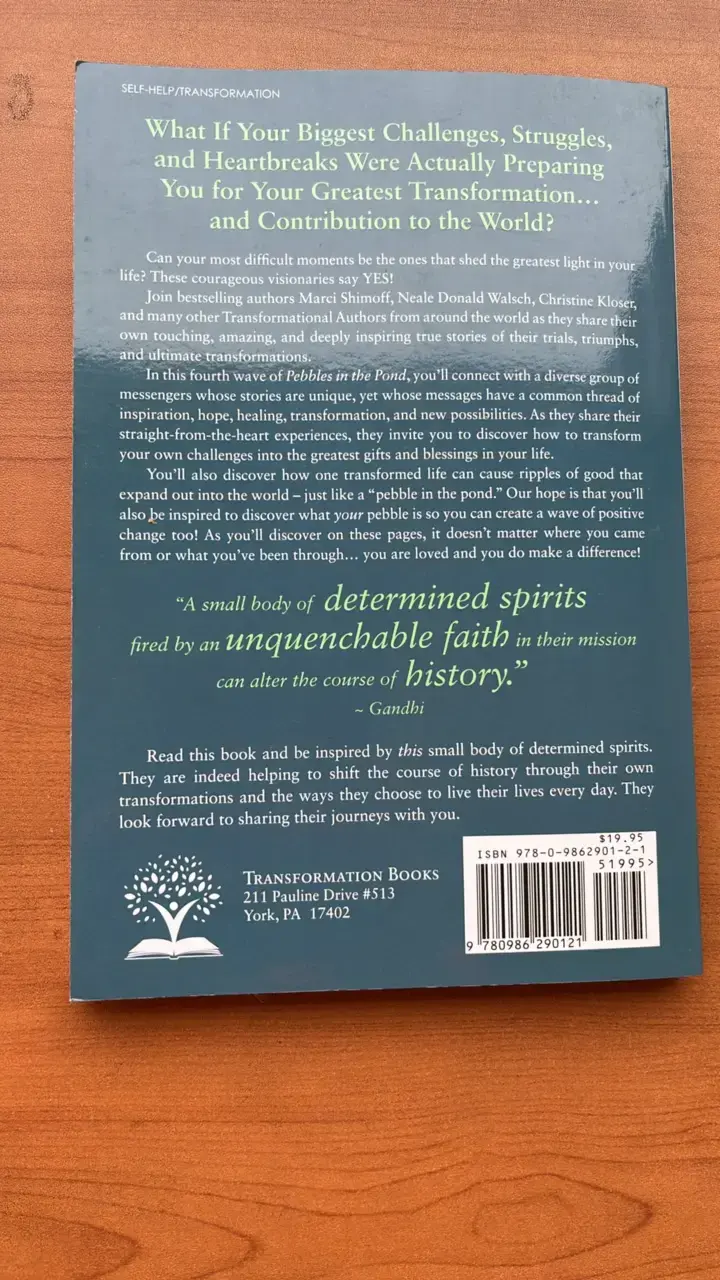 Libro 'Pebbles in the Pond' de Christine Kloser - 2