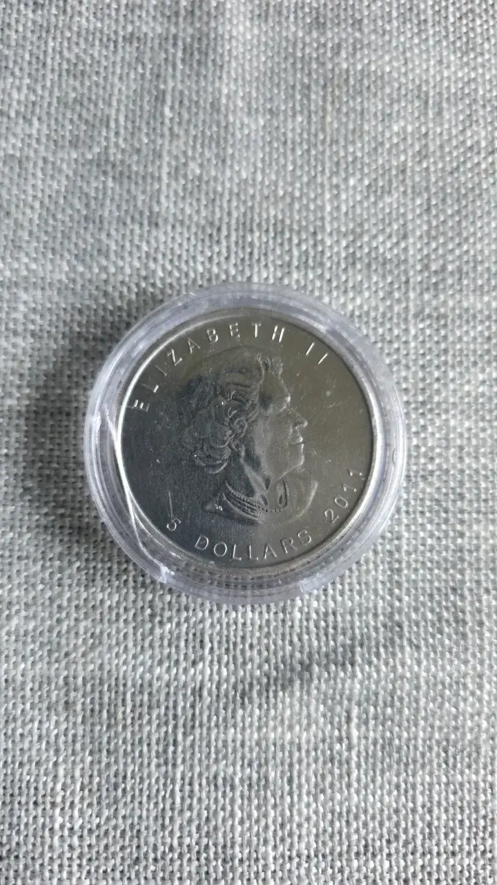 Moneda de plata canadiense Maple Leaf 1 oz - 2
