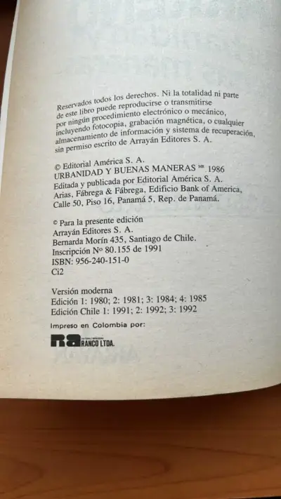 Manual de Carreño actualizado sobre urbanidad y buenas maneras - miniatura 3