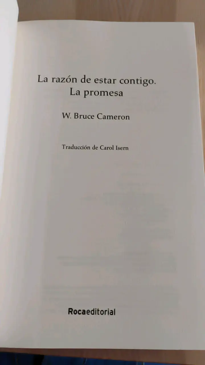 Libro 'La Razón de Estar Contigo: La Promesa' - 3