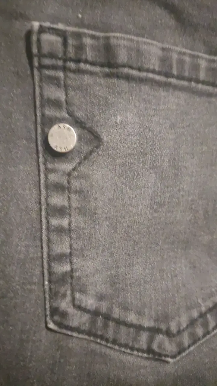 ASH, Jeans negros desgastados para mujer - 4