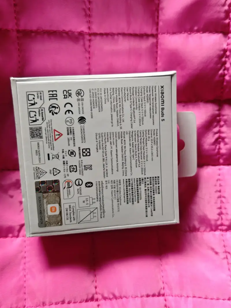 Auriculares Inalámbricos Xiaomi Buds 5 con Audio Hi-Res - 3