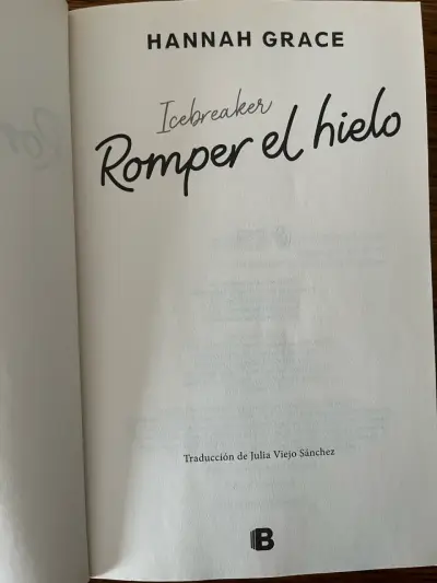 Libro 'Romper el Hielo' de Hannah Grace - miniatura 2
