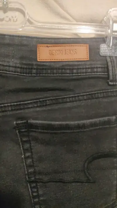 Denim Jeans acampanados negros talla 38 para mujer - miniatura 5