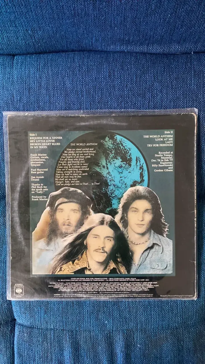 Vinilo Frank Marino & Mahogany Rush World Anthem - 2