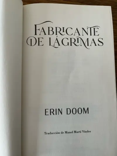 Libro 'Fabricante de Lágrimas' de Erin Doom - miniatura 2