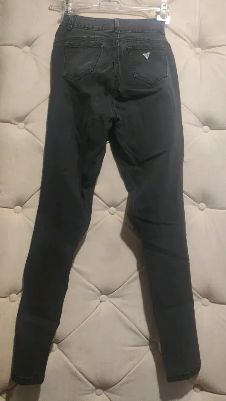 Jeans Paradise negros de mezclilla para mujer - 3