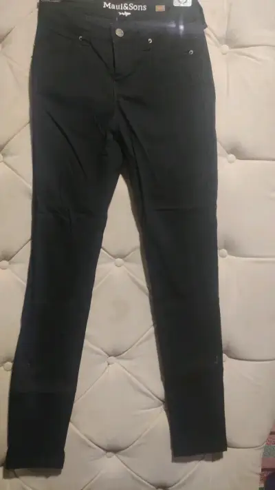 Jeans negros Maui & Sons para mujer - miniatura 1