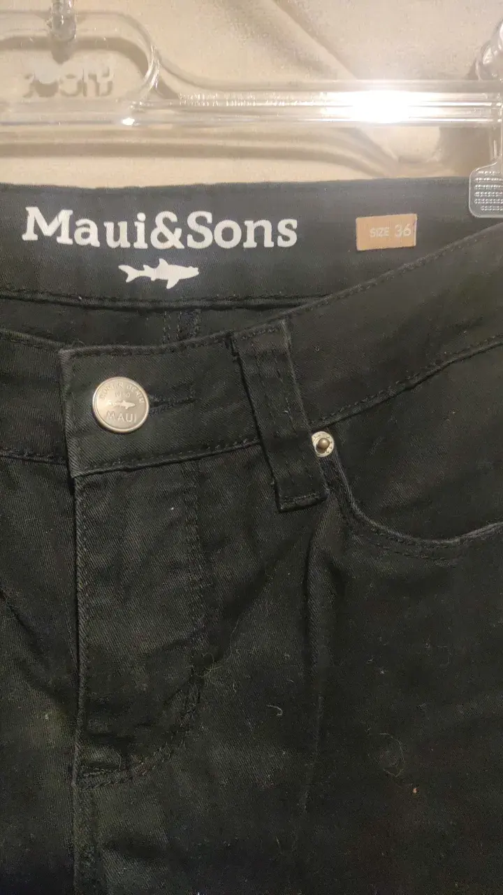 Jeans negros Maui & Sons para mujer - 2