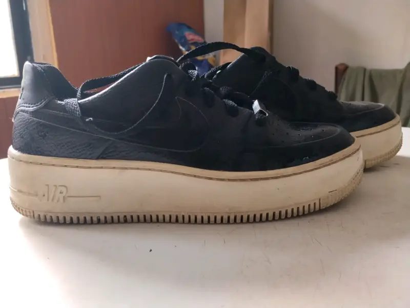 Zapatillas deportivas negras con plataforma - 3