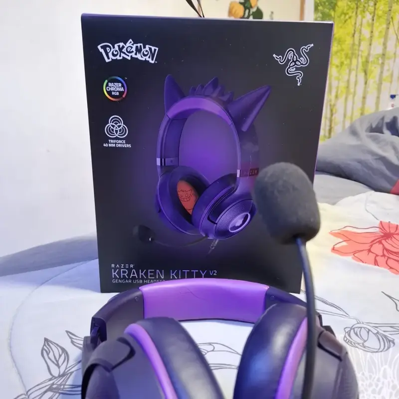Audífonos Razer Kraken Kitty V2 Edición Pokémon - 4
