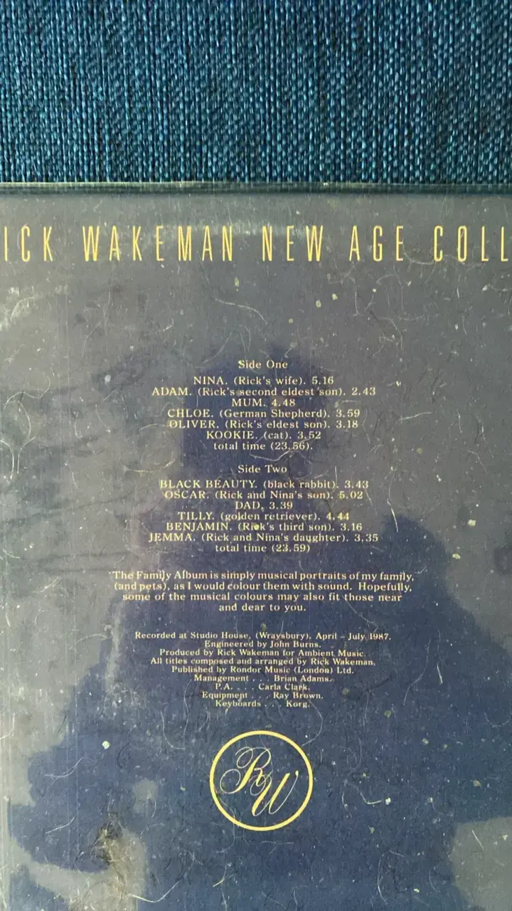 Vinilo The Family Album de Rick Wakeman - 3