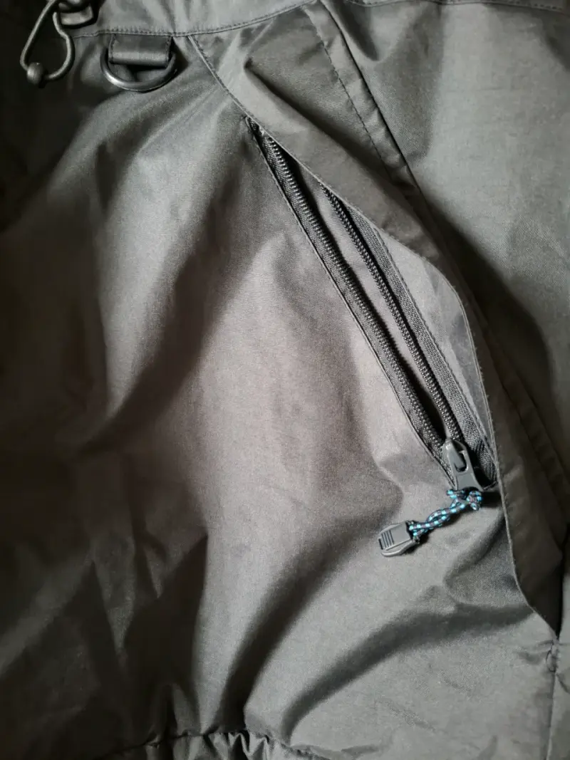 Parka impermeable negra para hombre - 3