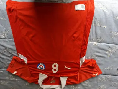 Camiseta Roja Selección Chile Puma Número 8 - miniatura 1